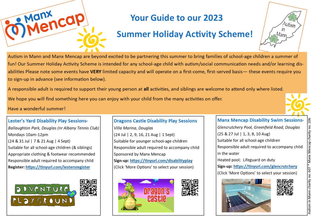 Mencap Launches Summer Holiday Scheme 3FM Isle Of Man