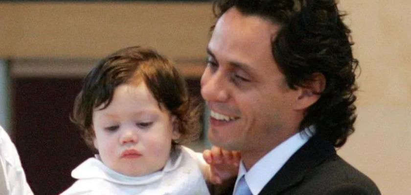 Iguales al papá Así se veían los hijos de Marc Anthony cuando eran