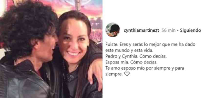 Cinthya Martínez y su último adiós a Pedro Suárez Vértiz así se