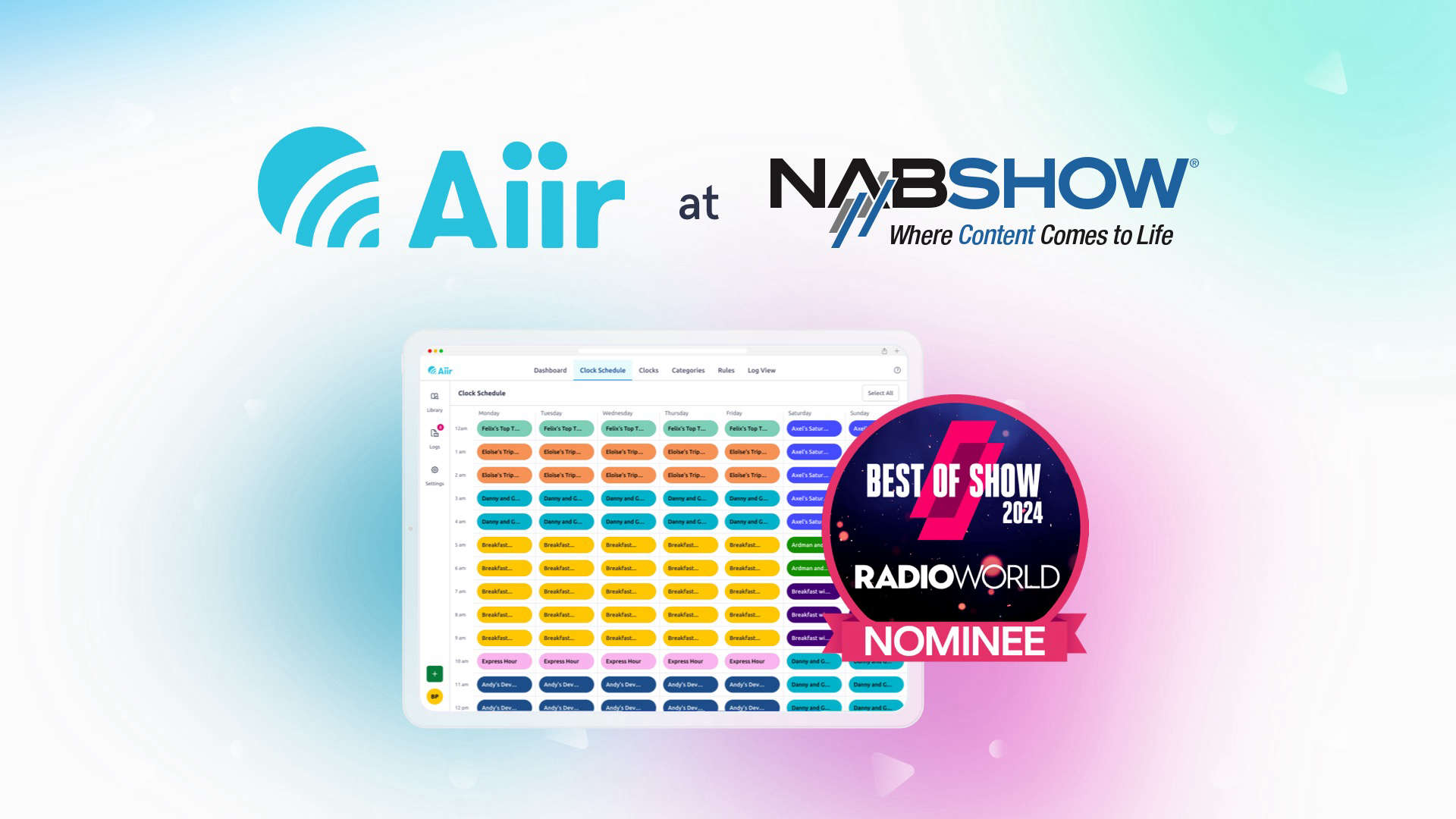 Aiir at nab show 2024 aiir