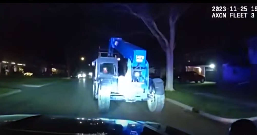 12 Year Old Leads Police On A Chase In A Stolen Forklift - JAMZ 96.3