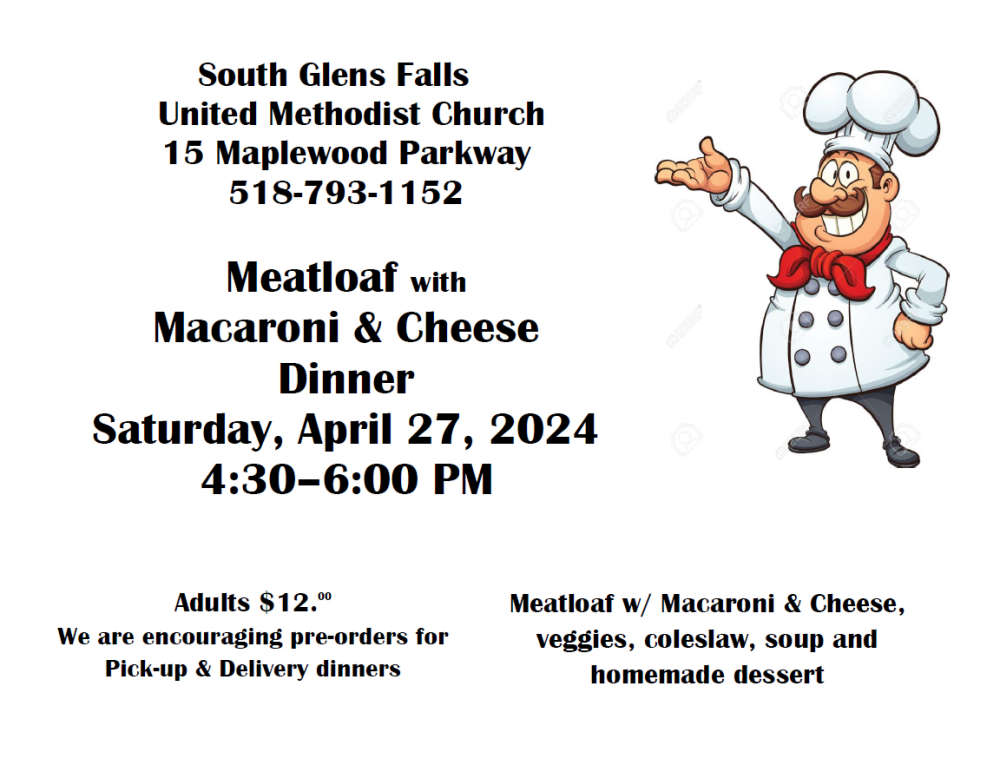 SGF United Methodist Church Meatloaf Dinner