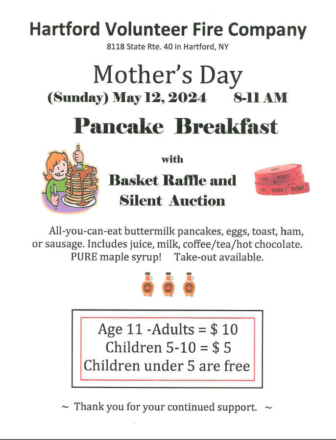 Hartford Mother's Day Pancake Breakfast