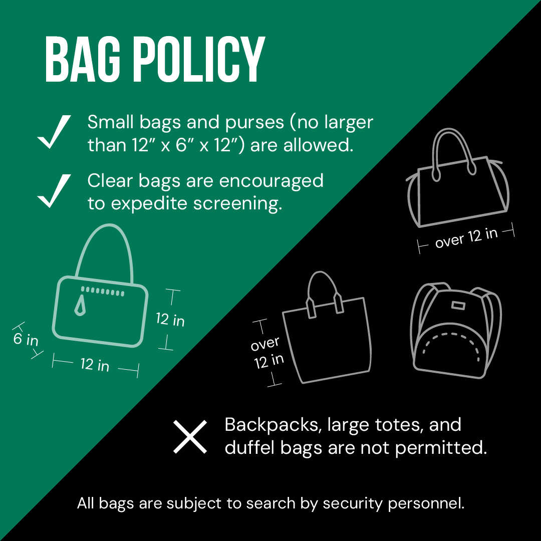 M&T Bank Center Bag Policy 2025