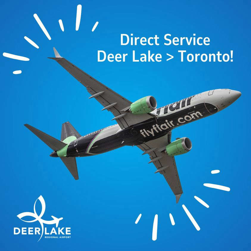 More Flights To Ontario Coming Soon At The Deer Lake Regional Airport   654d3d567ee45 