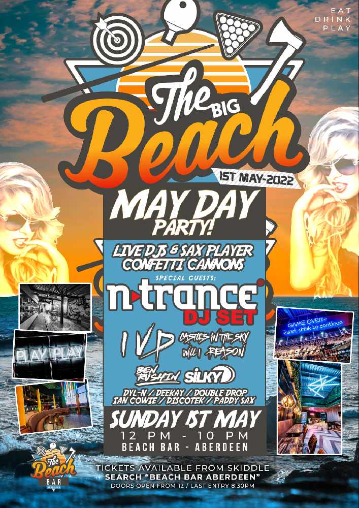 May Day Beach Party with N-Trance and Ian Van Dahl - Original 106 Aberdeen