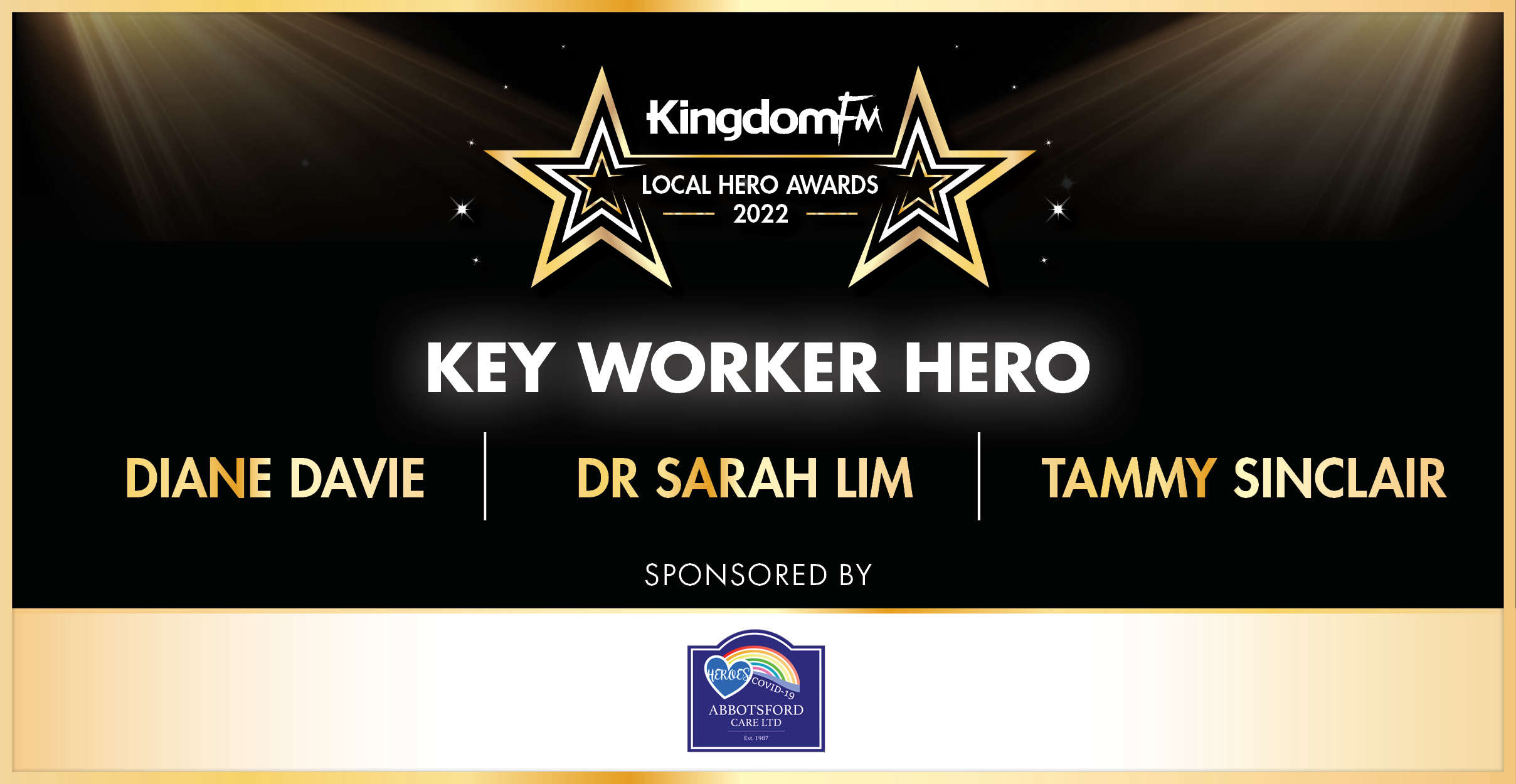 Local Hero Awards 2022 Key Worker Hero supported by Abbotsford Care