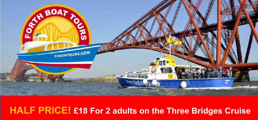 Forth Boat Tours - Half Price Voucher - Vimarsana News