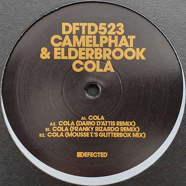 Camelphat Cola on Vinyl