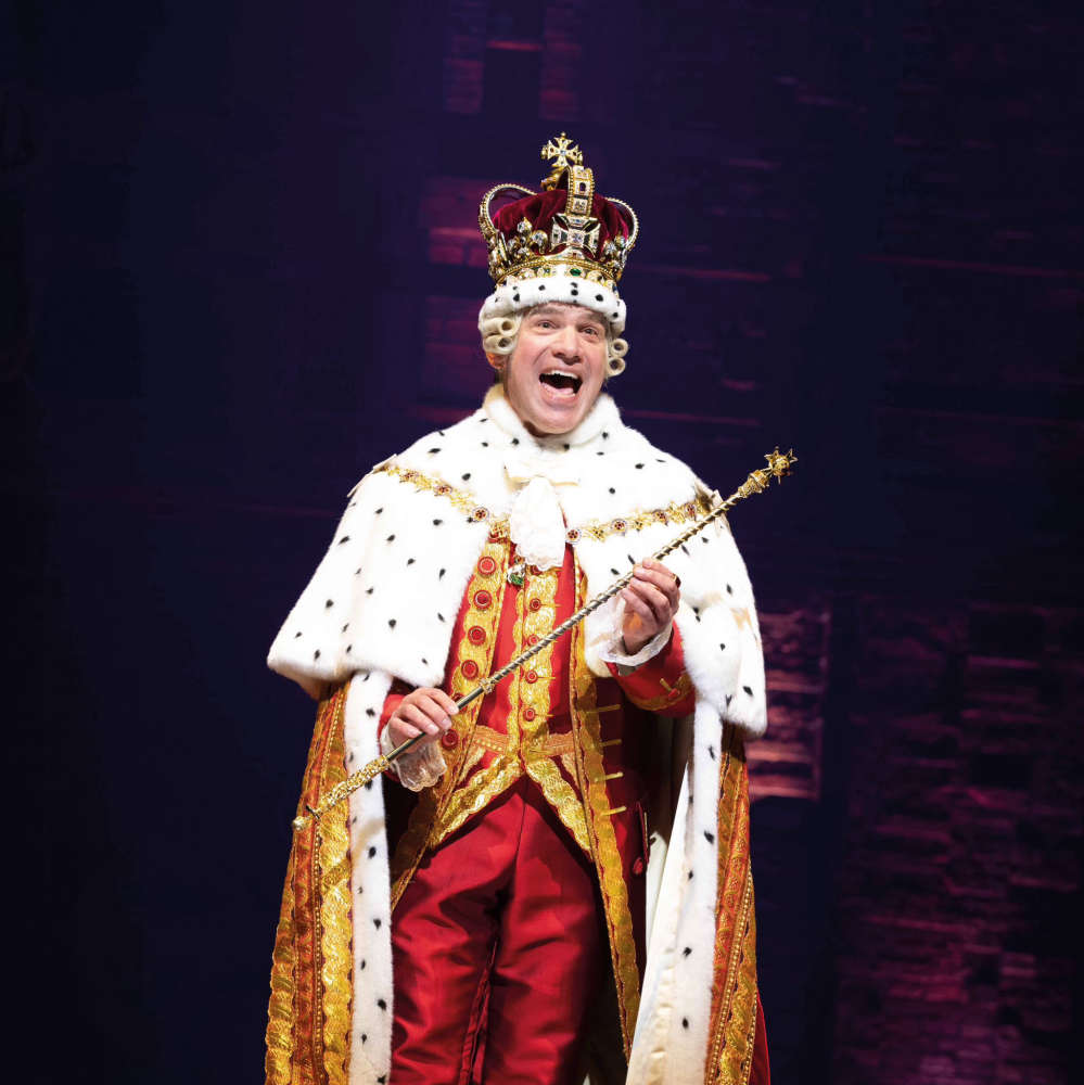 Daniel Boys as King George. Photo by Danny Kaan