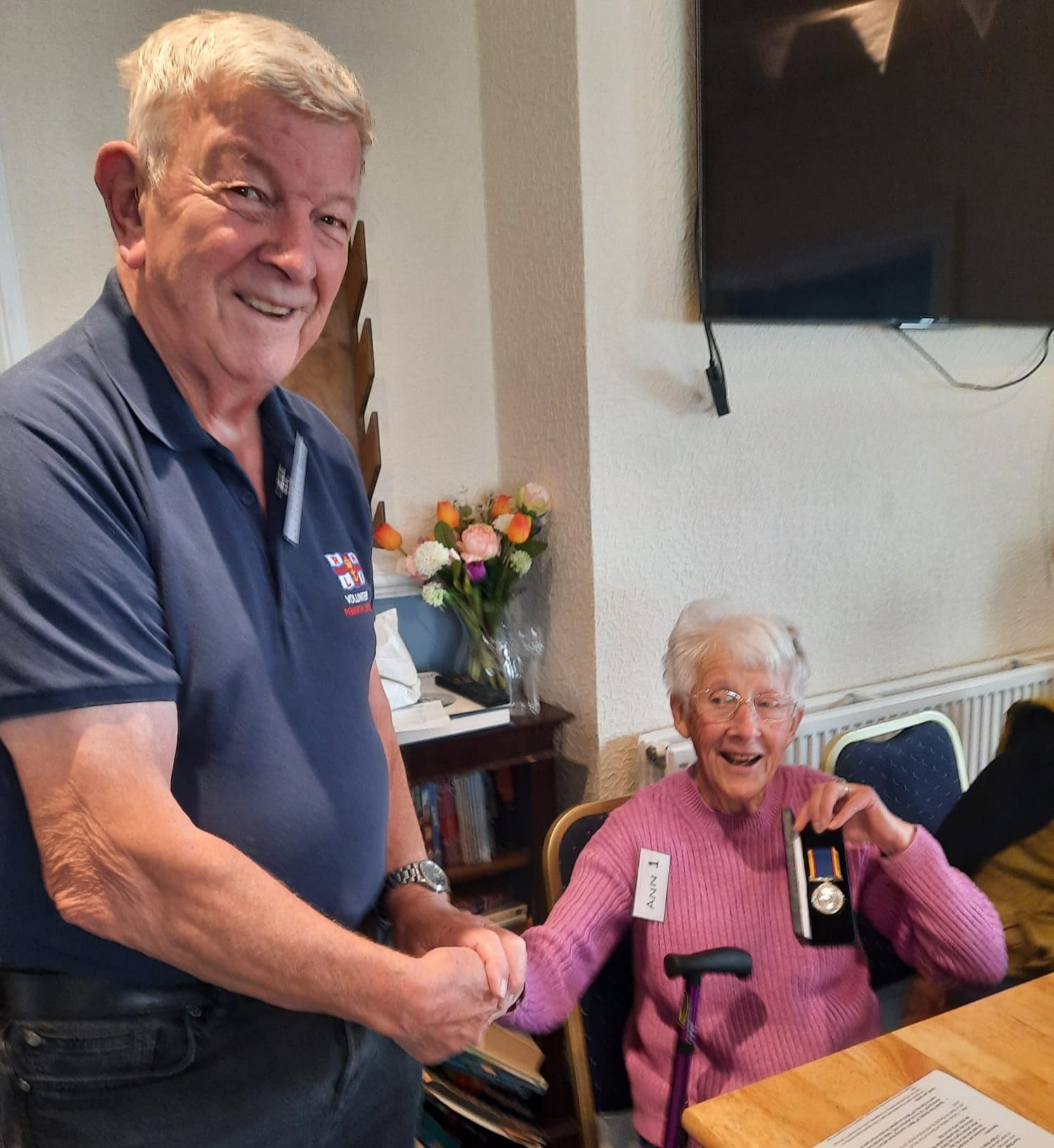 Ann Austin 20 yr long service award