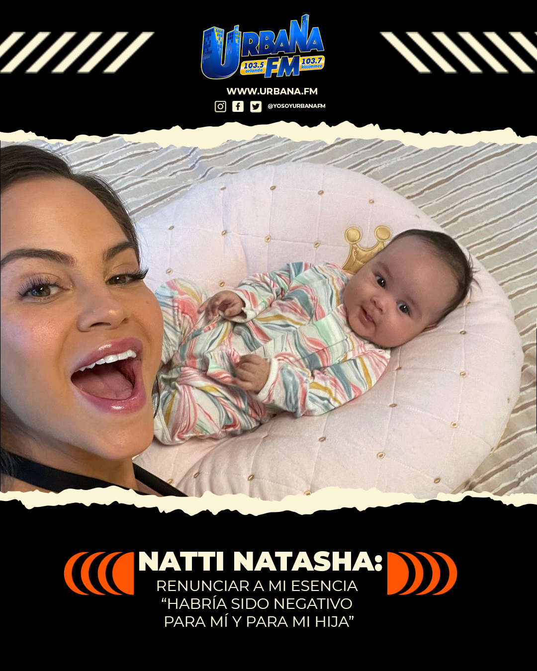 Natti Natasha: Renunciar a mi esencia “habría sido negativo para mí y para mi hija” thumbnail