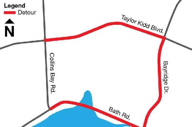 Rail Closing Detour