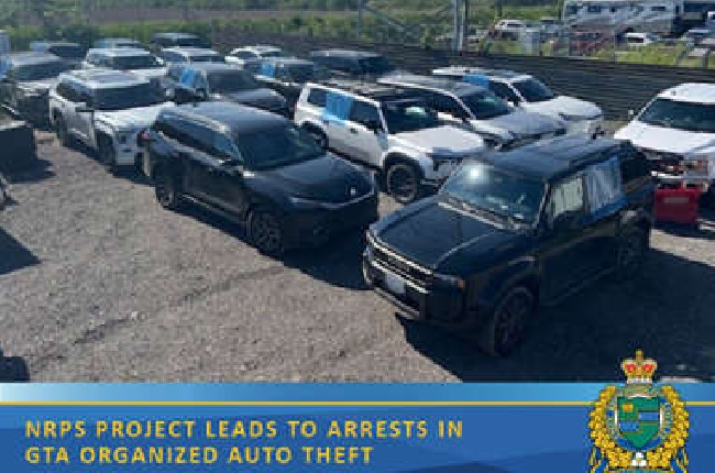 Organized vehicle theft ring across Niagara and the GTA dismantled