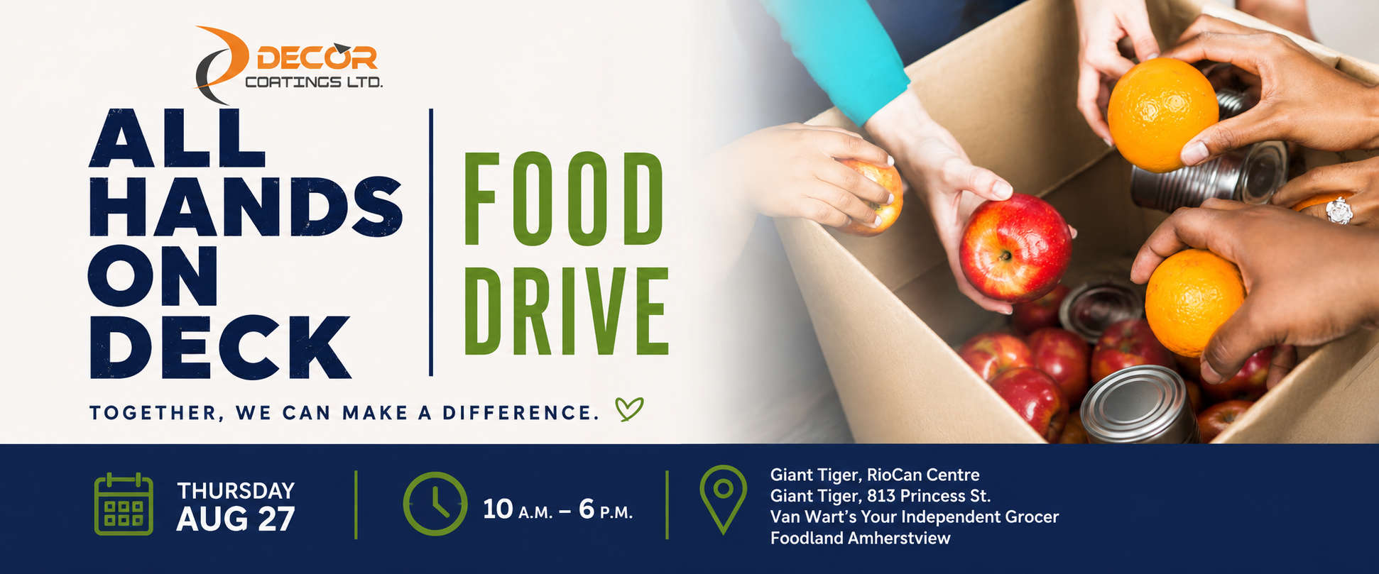 All Hands on Deck Food Drive