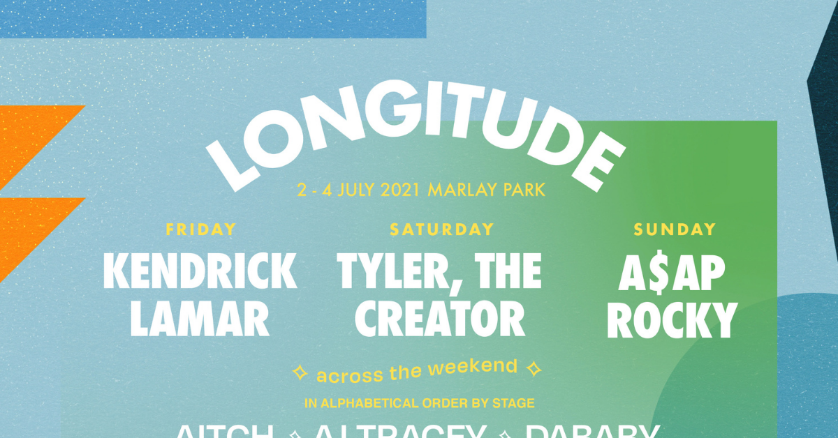 Kendrick Lamar, Tyler, The Creator, A$AP Rocky back to headline Longitude  Festival 2021