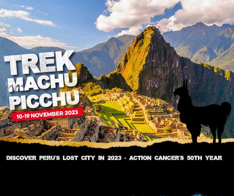 trek machu picchu action cancer