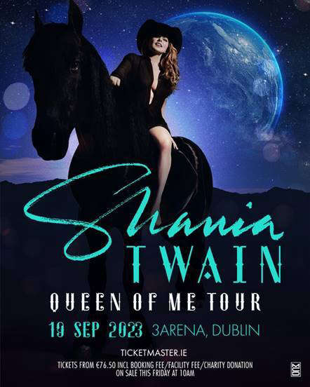 Grammy® Award Winning Icon Shania Twain Announces Brand New Album Queen Of Me And Uk Ireland