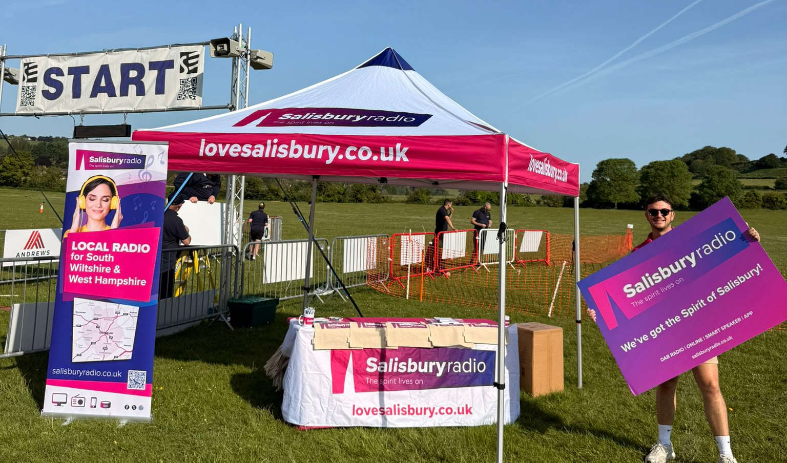 Salisbury Radio Pink Panthers Gazebo 2025