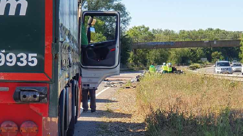 Stretch of A5 Northbound in Milton Keynes re opens following