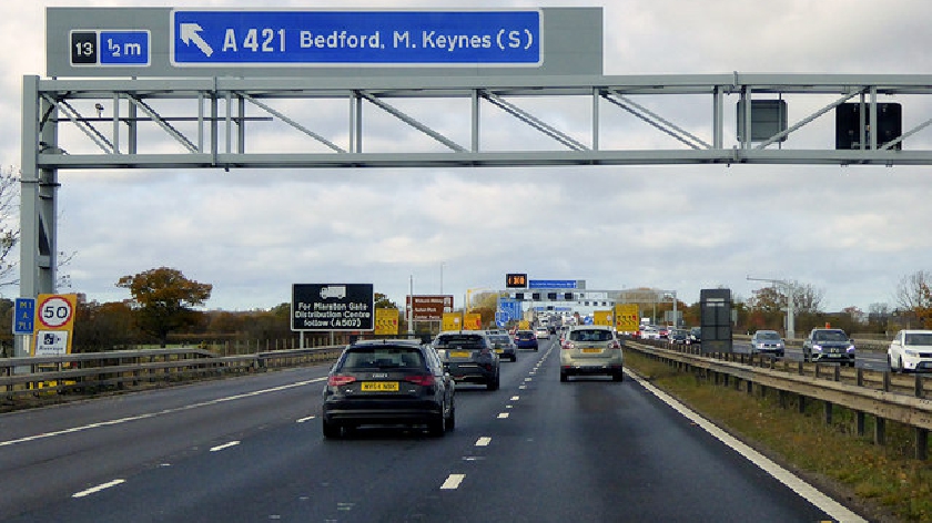 M1 Motorway by Milton Keynes set to close ahead of smart motorway