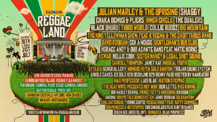 The UK's BIGGEST Reggae Festival comes to Milton Keynes! - MKFM  -  Radio Made in Milton Keynes