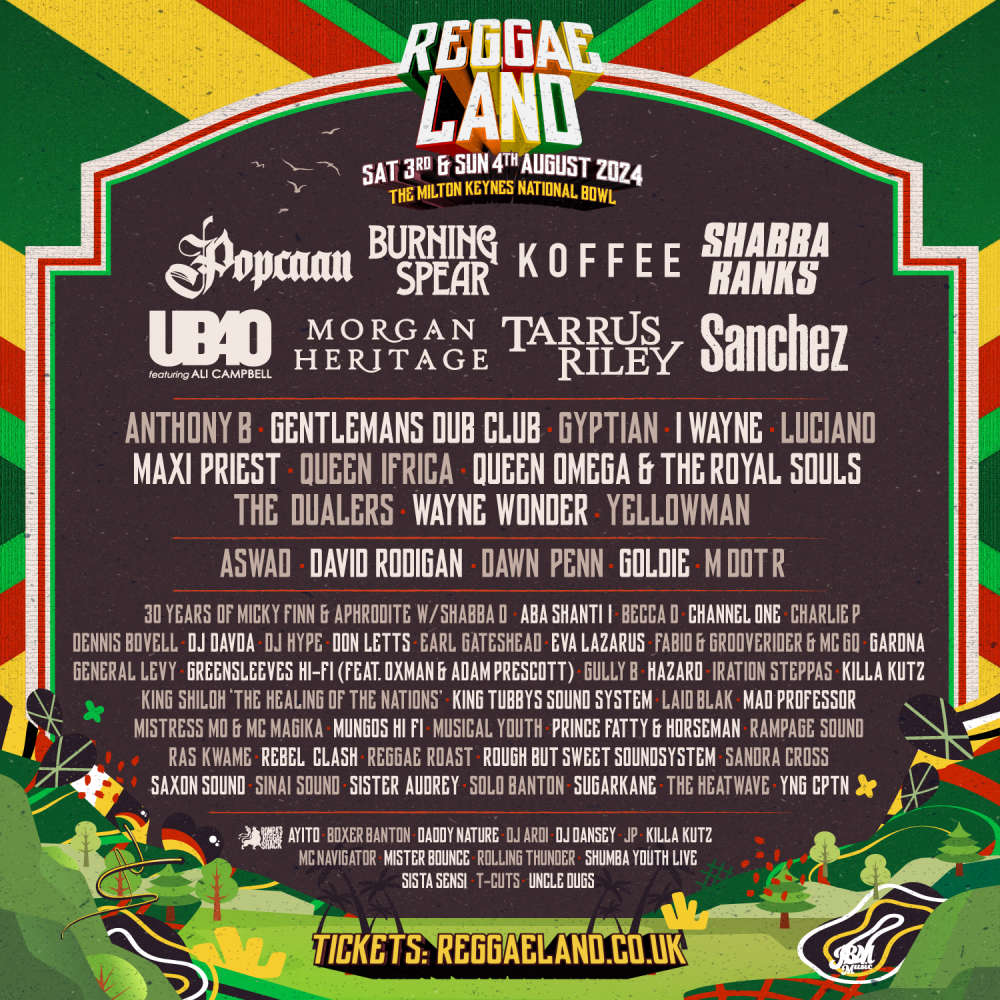 Huge lineup announced for Reggae Land Festival at the iconic National