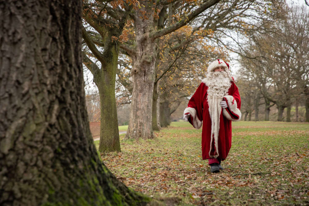 Father Christmas comes to Anglesey Abbey this year ©National Trust Images Rebecca Hughes