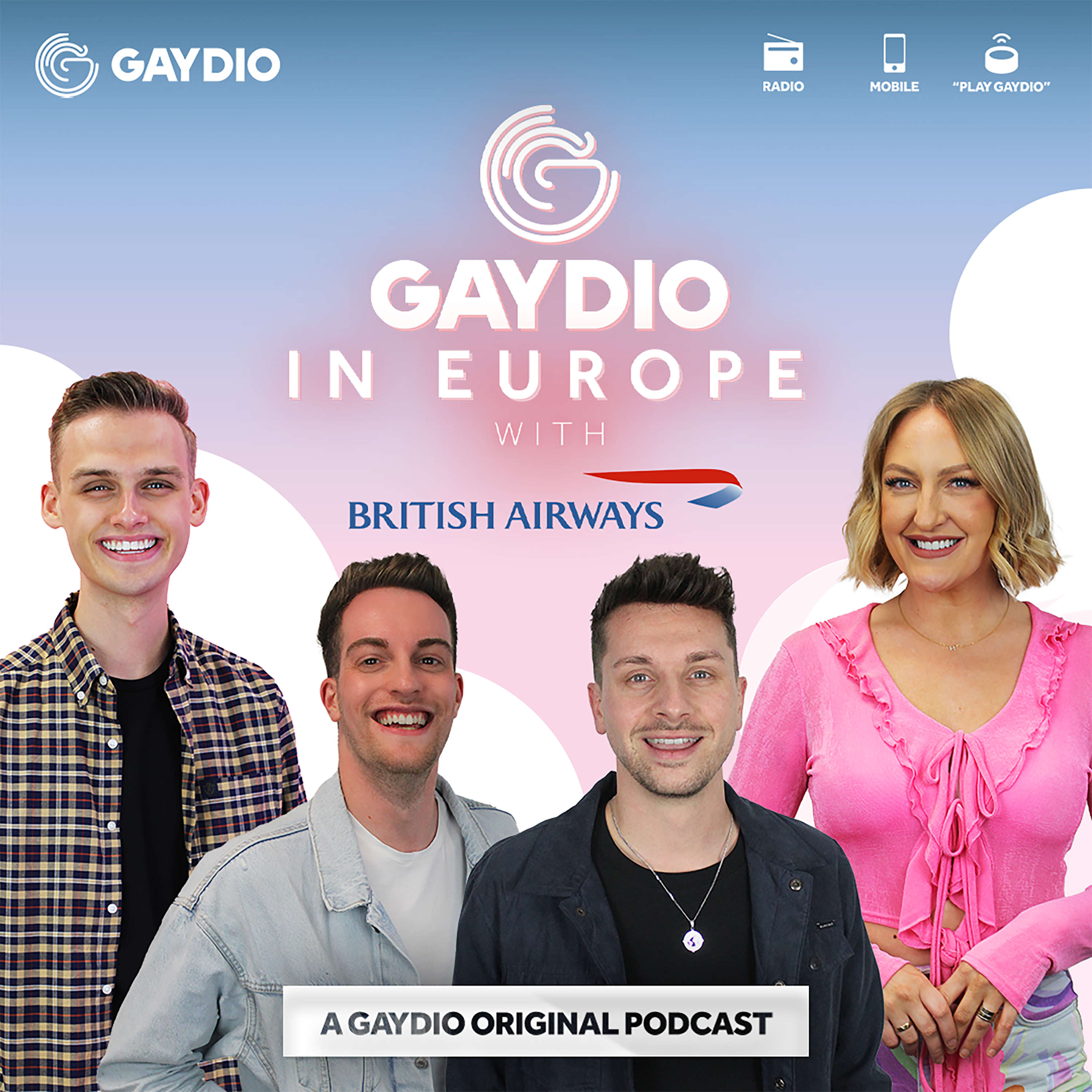 Gaydio in Europe with British Airways