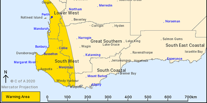 Severe Weather Warning For Damaging Winds For Perth Mandurah And The South West 97 3 Coast Fm