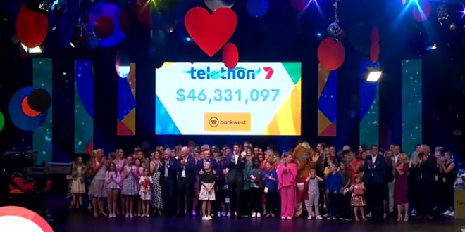 state donates a record amount to telethon 97 3 coast fm