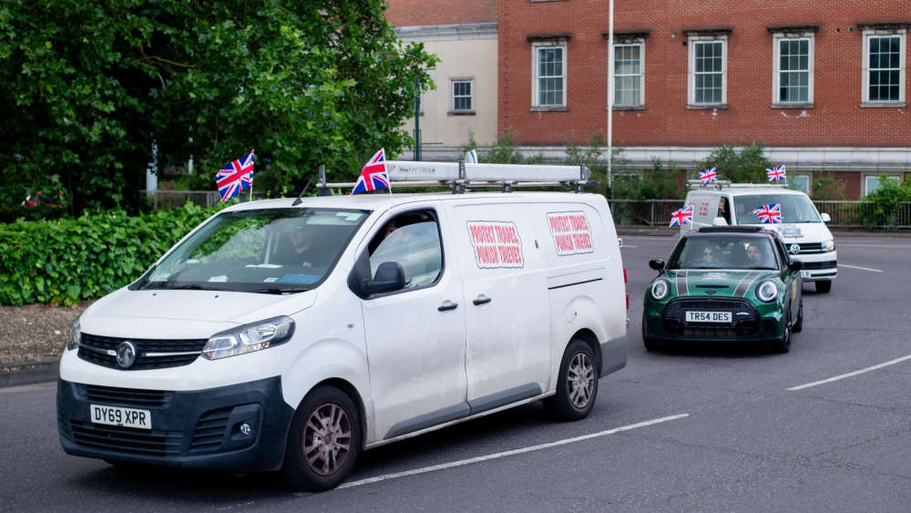 Vans at the van rally