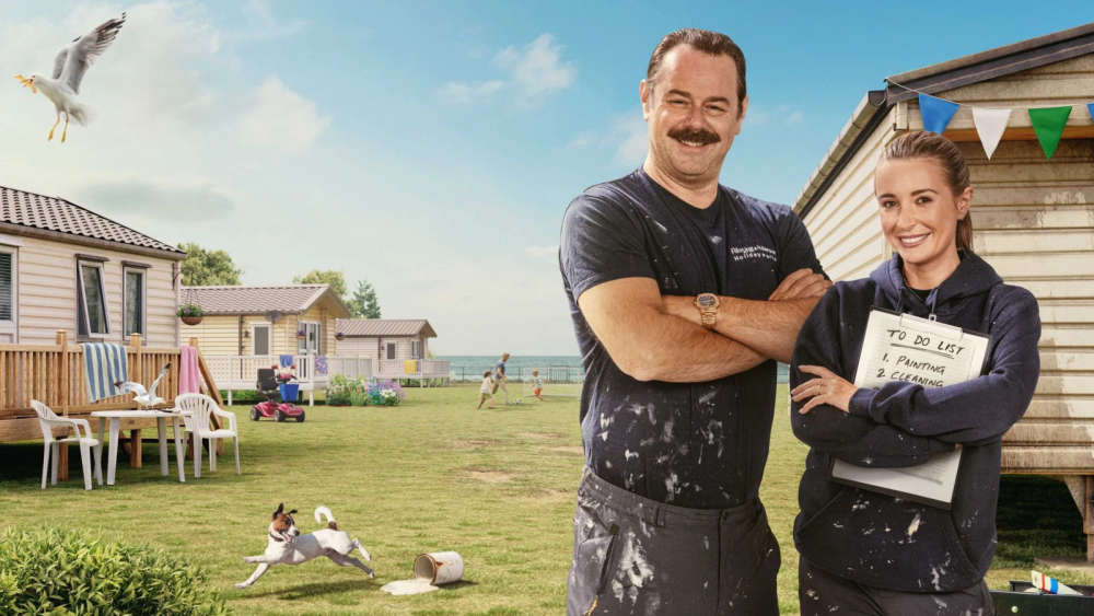 Danny and Dani Dyer in Sky's The Dyer's Caravan Park 