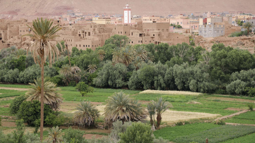 A small town in Morocco