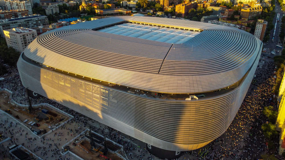 Bernabéu in Madrid, Spain
