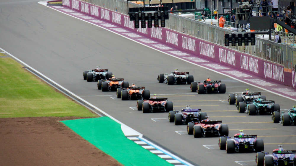 F! cars at Silverstone