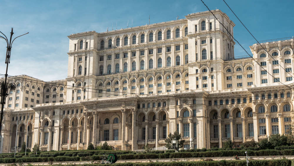 Parliament in Bucharest, Romania