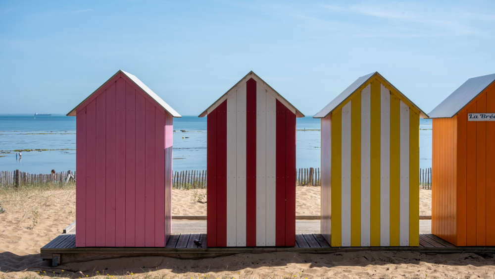 Beach huts