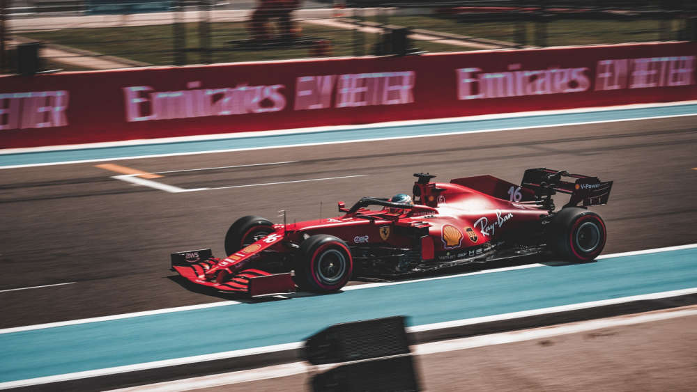 An F1 car at Circuit Paul Ricard at Le Castellet 