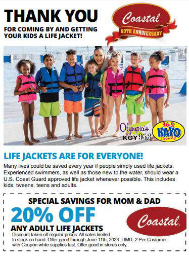 Adult Oversized General Purpose Life Jacket