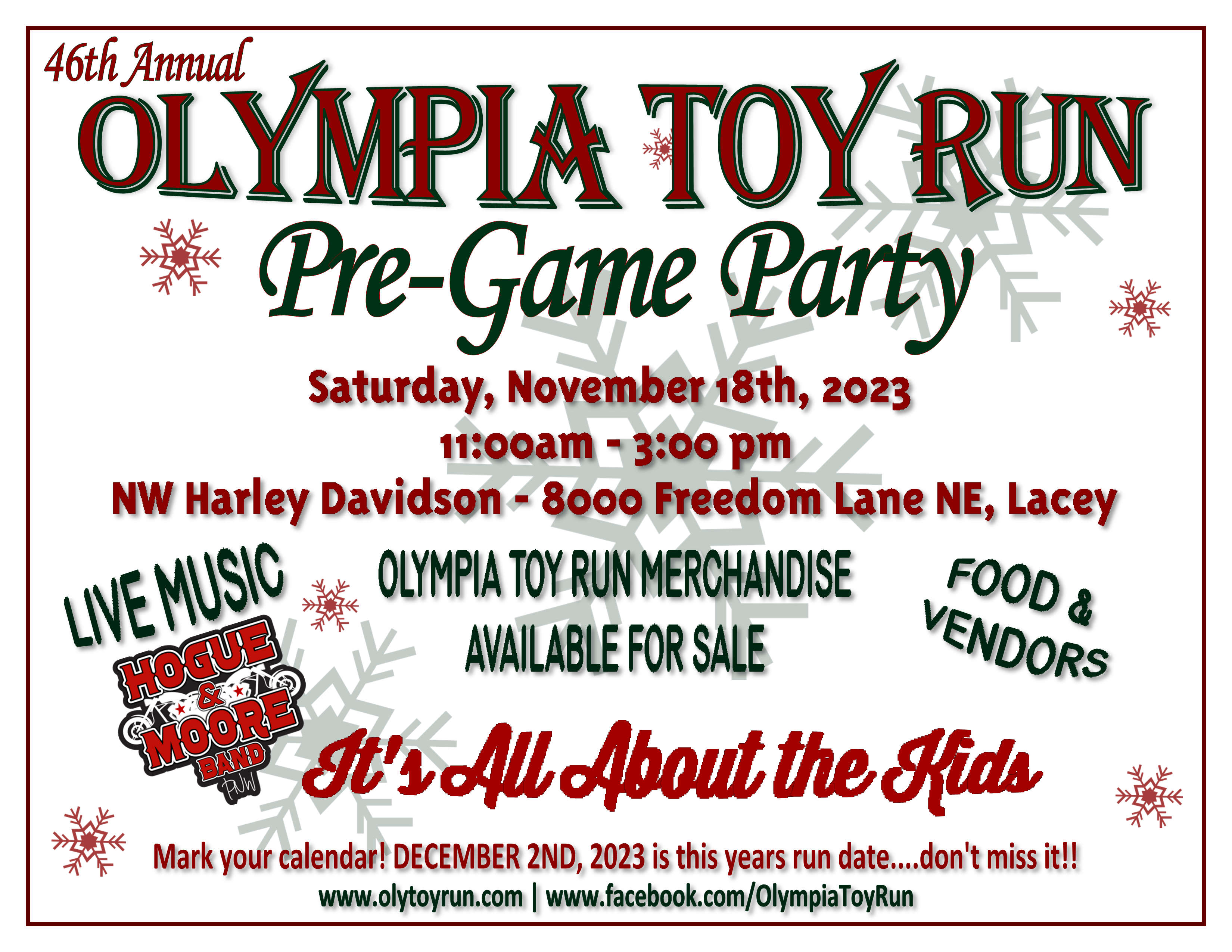 46th Annual Olympia Toy Run - 95.3 KGY