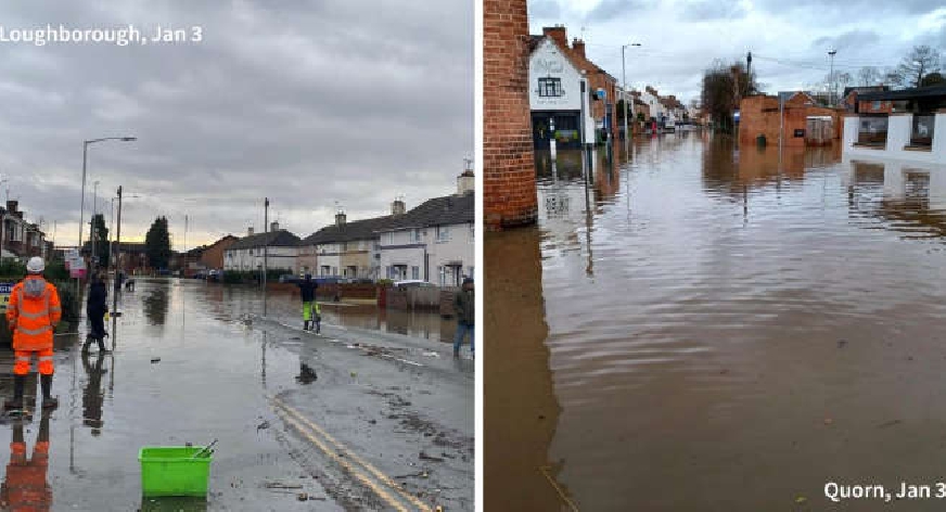 Government announces support for flood-hit communities - Fosse 107