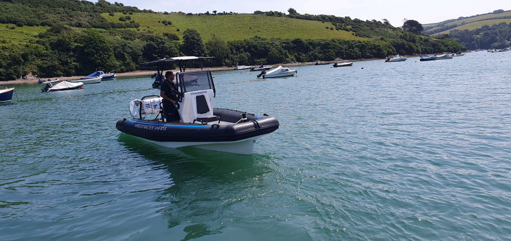 Salcombe's new electric workboat (Image courtesy: Guy Henderson)