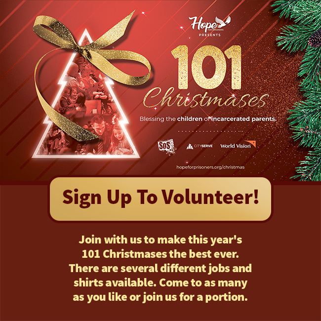 Volunteer at 101 Christmases!
