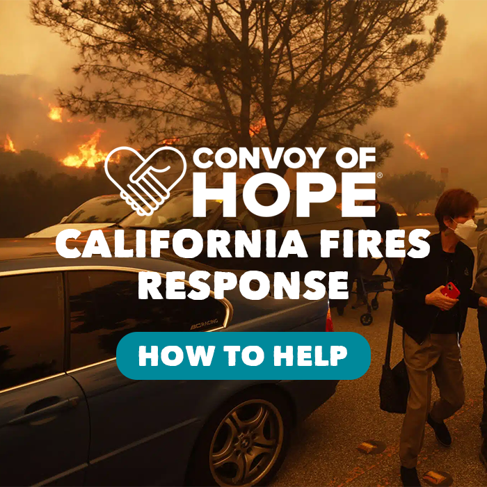 California Wildfire Response - Convoy of Hope