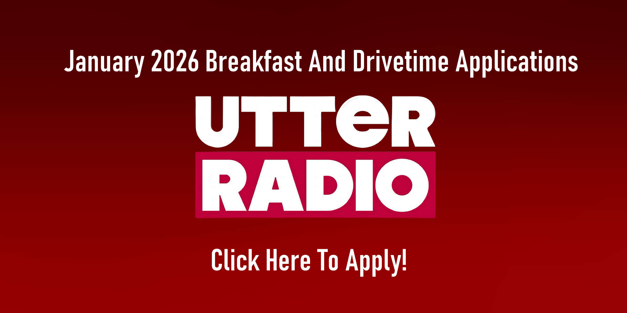 Breakfast and Drivetime january 2026 Application