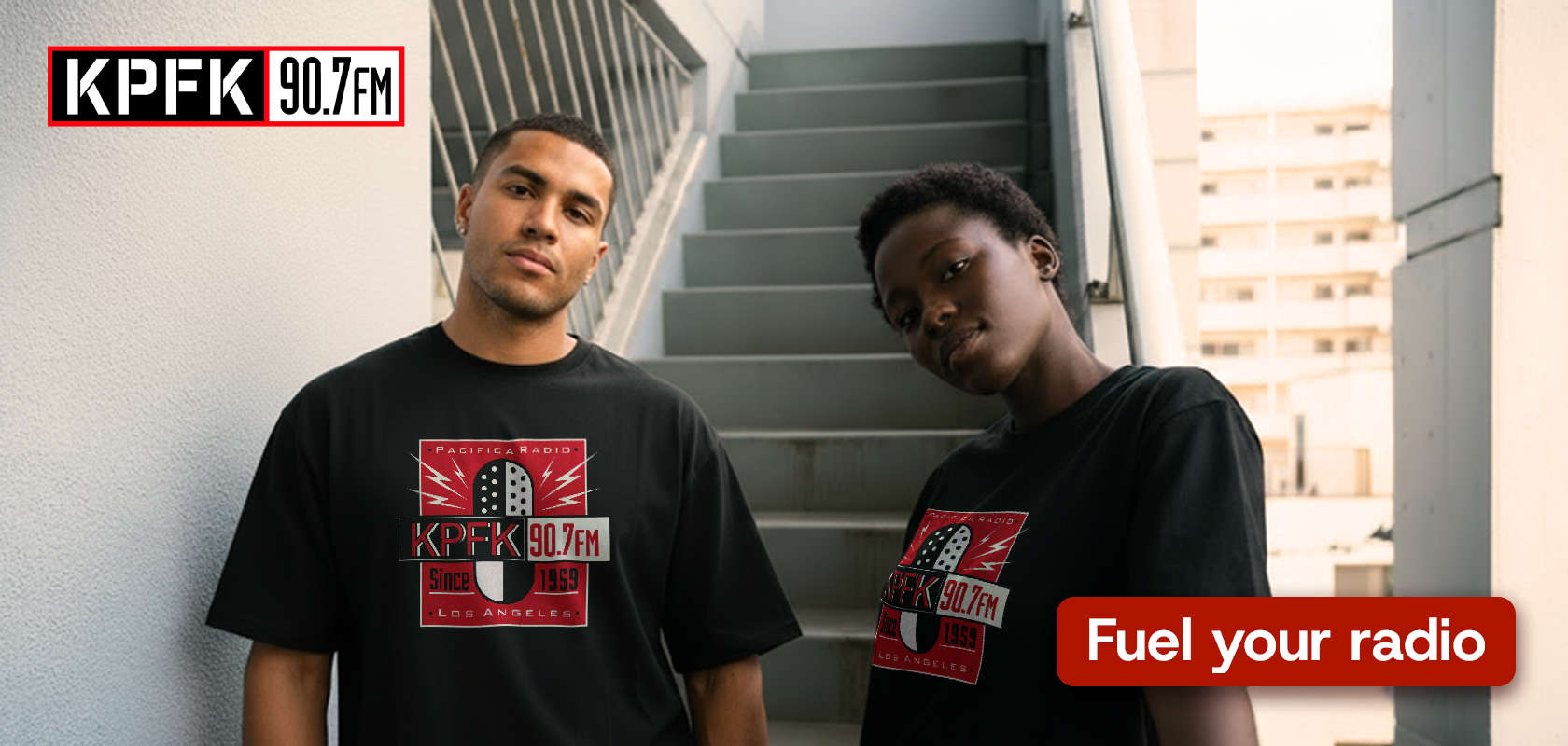 KPFK Merch: T-Shirts and Hoodies