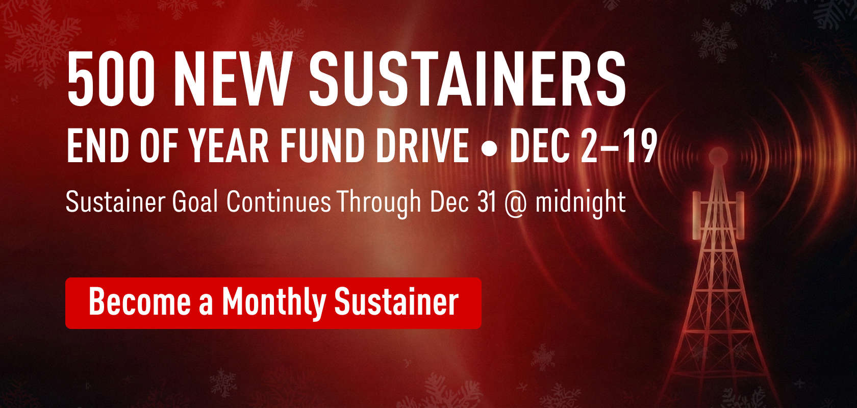 California Public Radio Day — Donate Now to KPFK. Every gift matched up to $3,500 this week only.