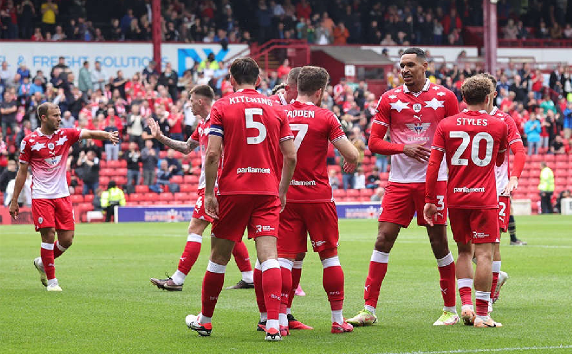 Barnsley bus fire: Neill Collins says team 'very fortunate' after