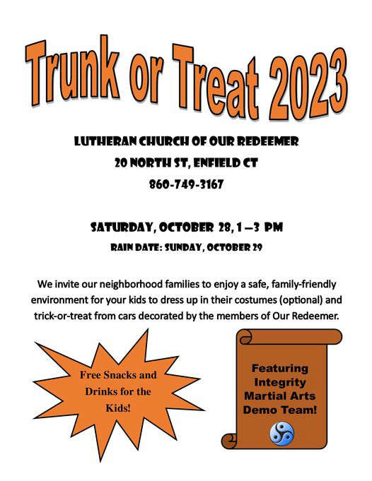 Trunk or Treat event Enfield, CT The Q 99.7 WLCQ